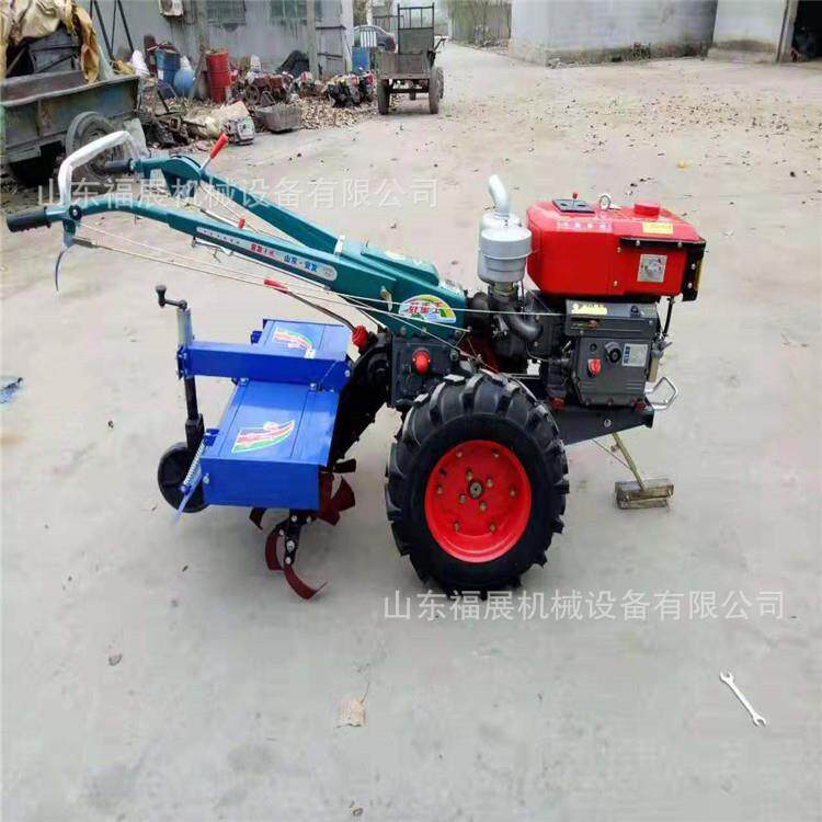 常柴电启动手扶拖拉机 灵活型两轮管理机 手扶牵引式农用犁地机