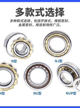 进口SKF圆柱滚子轴承 NJ NU 304 305 306 307 308 309 310 ECM C3