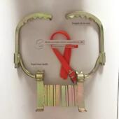 通信木杆方钢实心木杆脚扣爬杆爬树工具实心固定两牙电工木杆脚扣