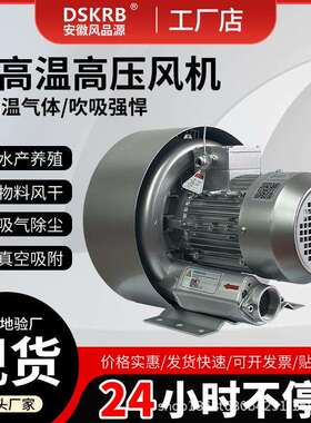 双段高压漩涡风机2HB420-HH36颗粒机物料输送超高压旋涡气泵