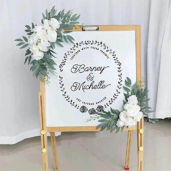 Artificial Wedding Arch Flower Two-piece Wedding Reception
