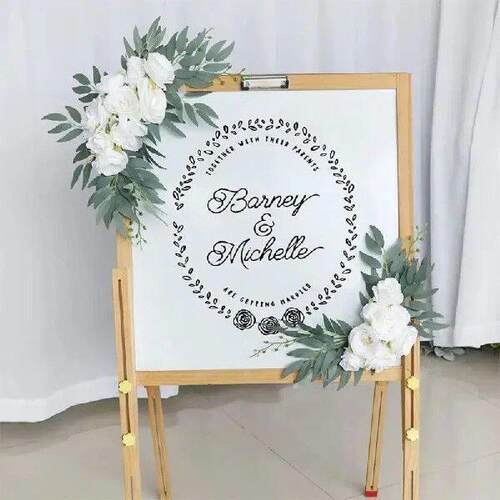 Artificial Wedding Arch Flower Two-piece Wedding Reception