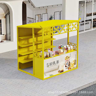 集市摆摊货架夜市铁艺创意置物架商业街活动促销 棚移动摊位展示架