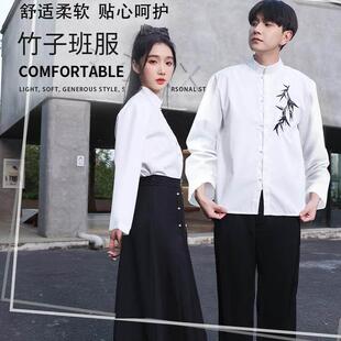 班服古风汉服女成人礼高中生五四红歌比赛大学初中朗诵大合唱演出