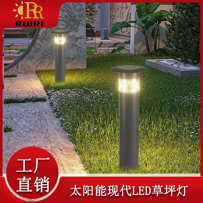 中山跨境太阳能led户外防水草坪灯 别墅氛围落地灯 源头工厂灯具
