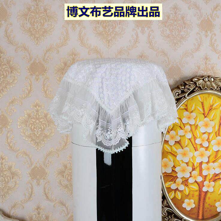 博文布艺多用巾万用盖布桌布蒙罩防尘立式空调盖布防尘白色经典