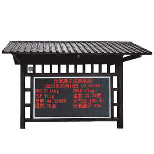 公园系统负离子监测站景区负氧离子空气质量环境监测气象站监测站