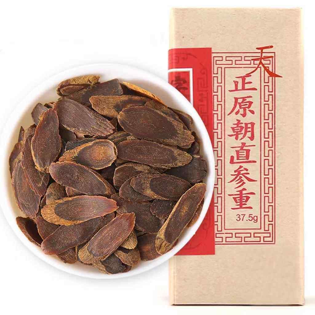 天字高丽参片木盒装红参片1盒37.5克大量滋补