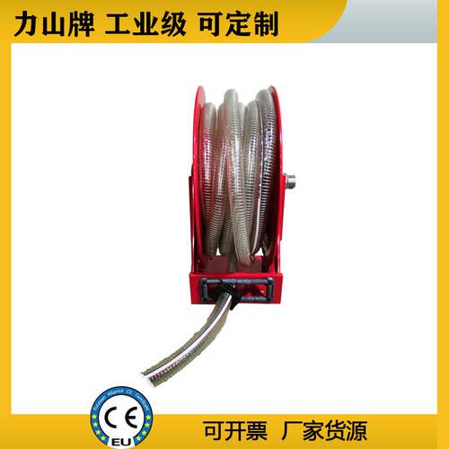 高压气鼓吸尘卷管器自动伸缩工业用负压卷盘弹簧卷管器superreel