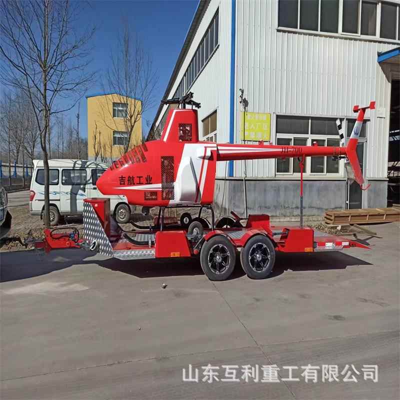 搬运平板车物流转运工具车厂房物料拖车载重型牵引式平板拖车