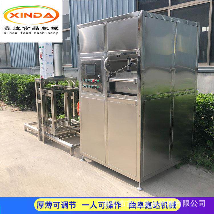 小型豆腐干机加工设备 厚薄可调均匀一致 按钮式一键操作