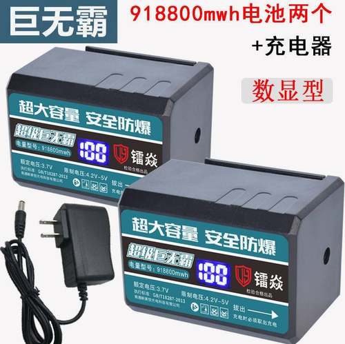 德国进口水平仪电池通用平推款大容量激光12绿光红外线锂电池充电