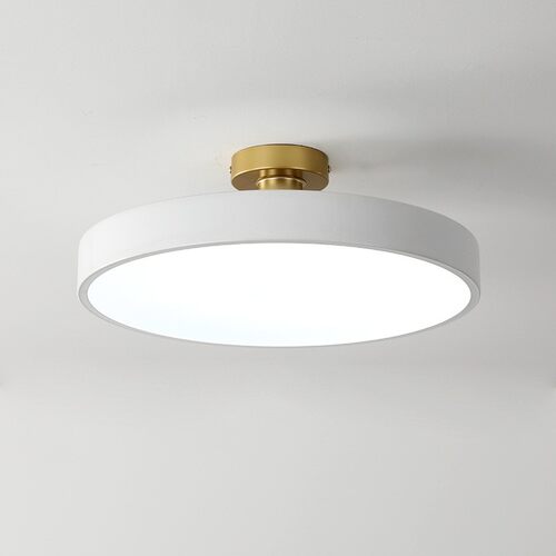 现代简约卧室吸顶灯北欧LED房间灯轻奢走廊玄关灯圆形阳台走道灯