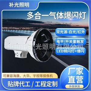 交通环保补光灯 四合一气体爆闪灯LED频闪灯 海华卡口抓拍一体灯