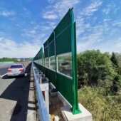 音板金属铝屏障隔声屏障金属声吸透明隔音板泡沫道路高速公路