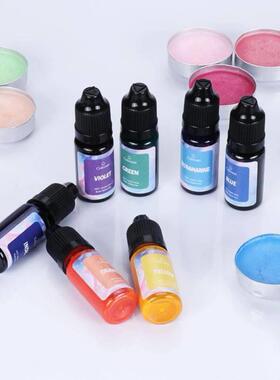 10ml Resin Pigments Candle Soap Dye DIY UV Epoxy Resin Mold