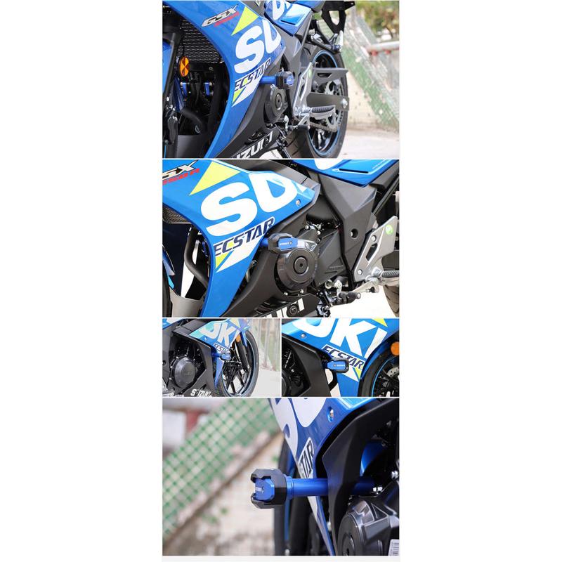 适用铃木GSX250R防摔杠GW250改装配件保险杠DL250防原地倒防摔杆