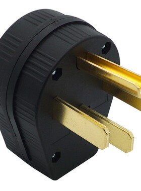 Nema 14-50P公头美标四孔直插大功率工业插头 50A 125V-250V
