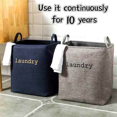 Laundry basket foldable Clothing storage bag/linen basket