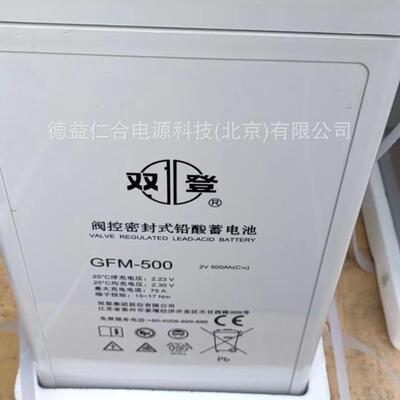 双登蓄电池GFM-500 2V500AH铅酸蓄电池