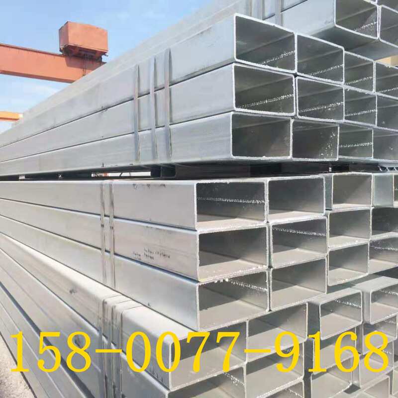 热镀锌方管40*80*5.0热镀锌矩形管60*120*5.0幕墙工程用50*50*5.0