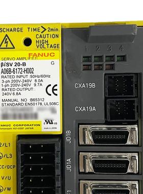 A06B-6制172-H0JHL02F发ANUC那科伺服控器测试完好大量现货