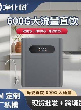 600G大流量一体机厨房自来水过滤RO反渗透纯水机净水机净水器家用