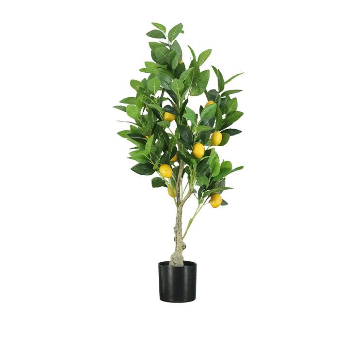 仿真柠檬树绿植盆栽室内水果盆景北欧风落地摆件装饰假树植物