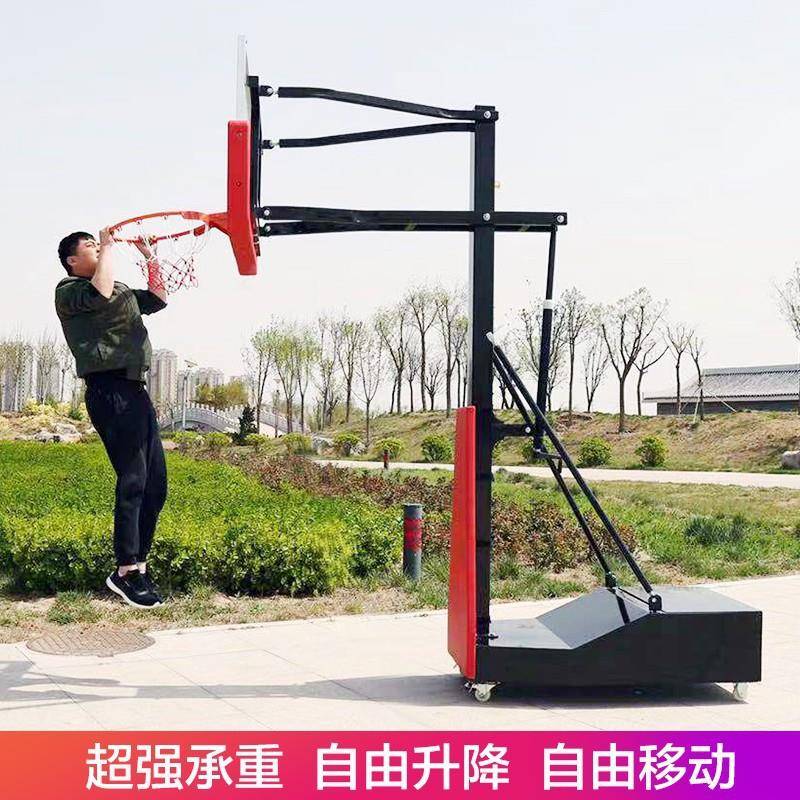 篮球馆移动篮球架成人室内青少年可调节儿童手摇赛事级