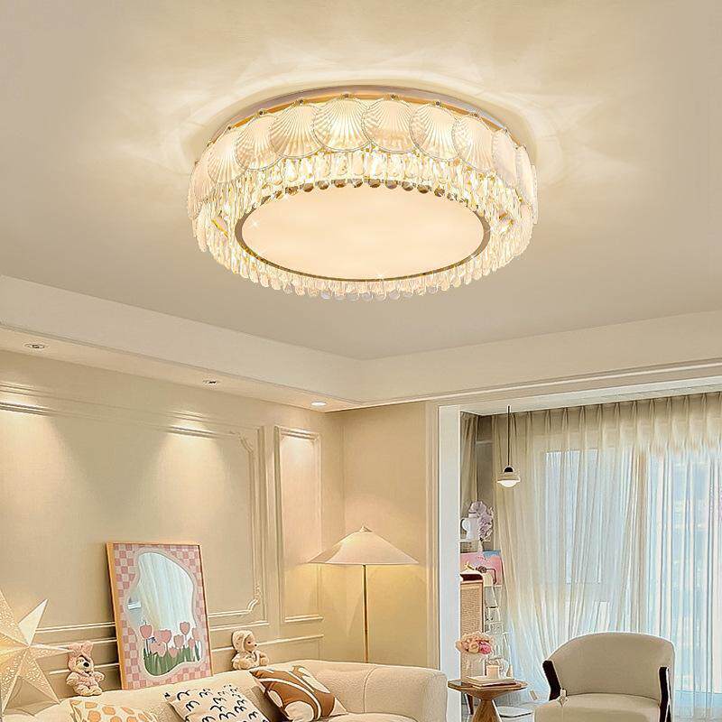 led水晶吸顶灯 轻奢大气客厅灯简约现代长方形卧室灯餐厅灯具套装