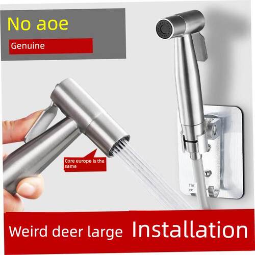 Black Bidet Faucet Hand Protable Toilet Bidet Sprayer Stainl
