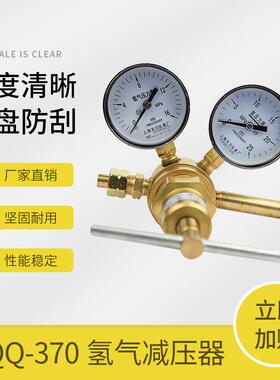 上海减压器YQQ-370A16*25MPa牌氢气减压器氢气表减压阀