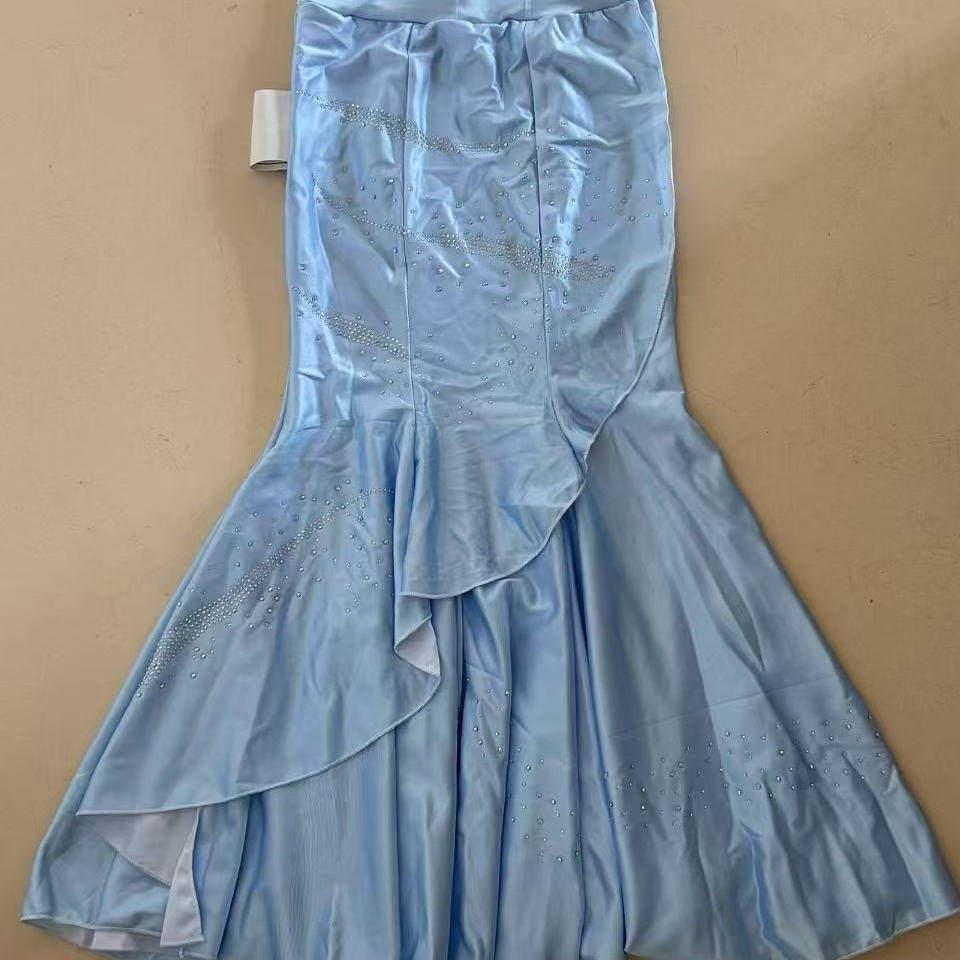 艺考大裙摆儿童傣族舞蹈服装练功服女童傣族比赛表演演出服鱼尾裙