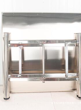 304不锈钢正方形80/90/100/113多尺寸八仙桌子可折叠方桌桌面餐桌