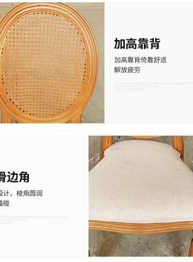 HM-SZ15藤编塑田料餐椅宴会椅拆会装酒店仿圆背椅婚庆宴椅园风藤