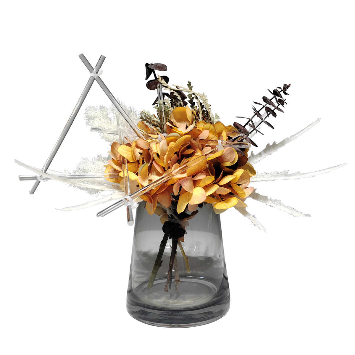 现代轻奢仿真绿植客厅餐桌茶几样板房软装饰品插花艺套装桌面摆件