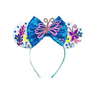 Sequin Girls Headband Cosplay Fireworks Hairband Castle Ears