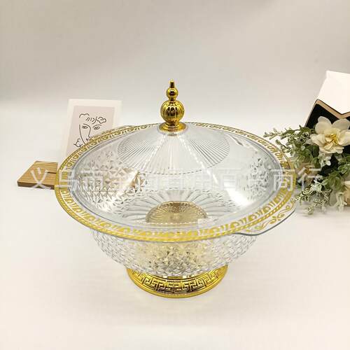 Hot-selling new gold-edged patterned light luxury fruit and