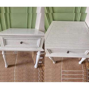 边几桌美式纯实木沙发边角柜客厅阳台小茶桌抽屉储物茶台复古乡村