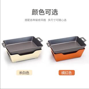 铝合金烤鱼炉小龙虾牛娃干锅烧烤盘牛排盘饭厅保温烤盘海鲜大咖炉