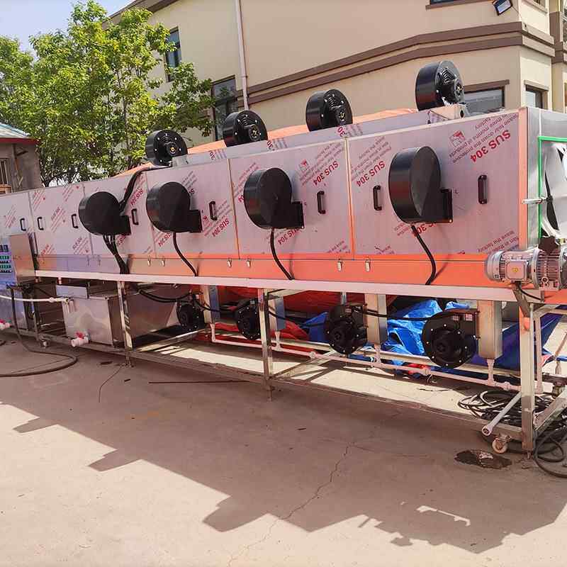 直300销全自移动周洗转筐可动高压水喷淋筐机可加热洗筐机