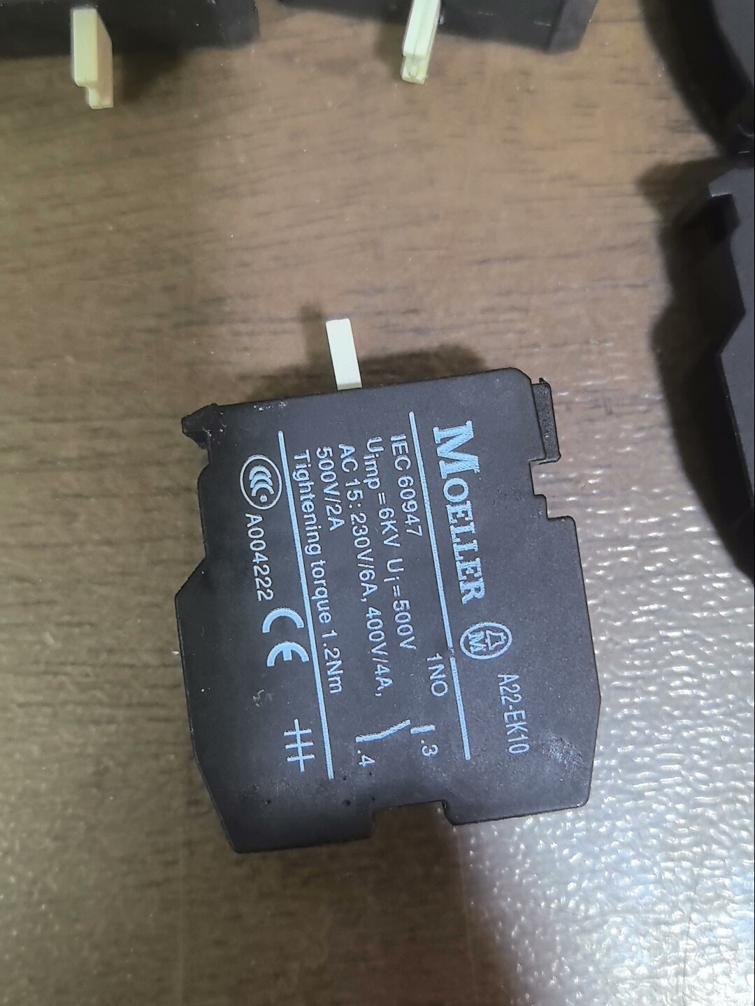 金钟穆勒A22-EK10按钮辅助触点