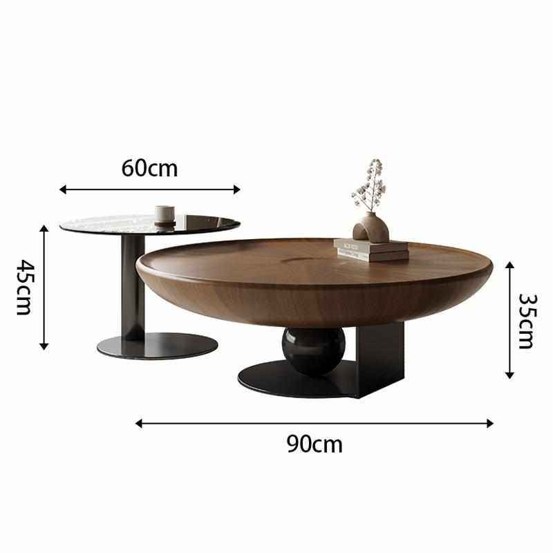意式极简圆形茶几边几组合现代简约客厅家用小户型轻奢高级感茶桌,商业/办公家具,茶几,淘宝优惠券,粉丝福利购,淘宝优惠卷