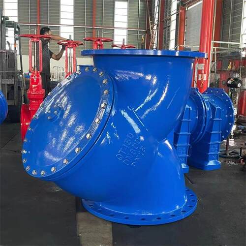 管道兰Y型过滤器按大口径球613墨铸铁网过式滤法器需配套304虑网