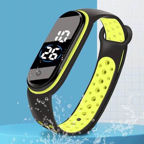 Fashion Sports Watch for Kids Children Waterproof Led Digita