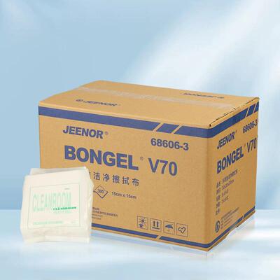 JEENOR清洁吸尘布V70工业设备百洁布无尘防静电白色擦拭布68606-3