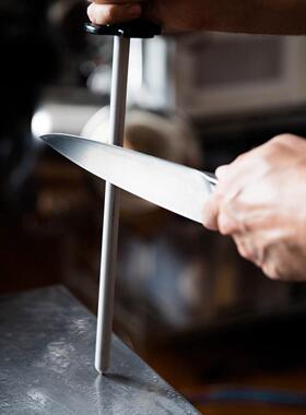 Knife Sharpening Steel Sharpener Rod Kitchen Tool Cooking