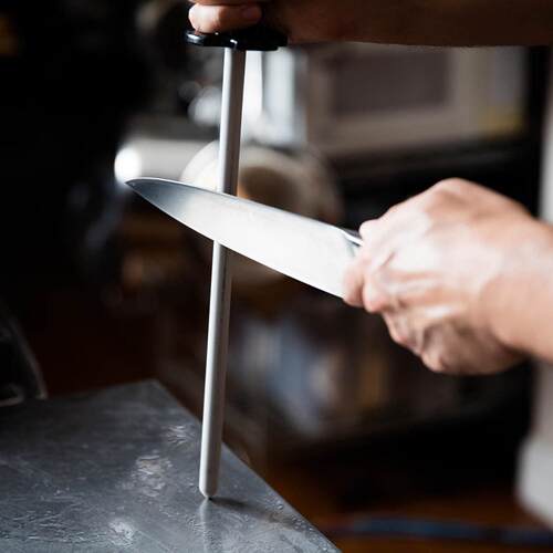 Knife Sharpening Steel Sharpener Rod Kitchen Tool Cooking