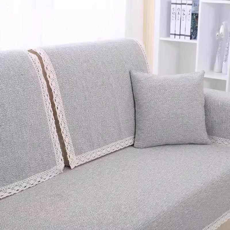 棉麻沙发垫坐垫防滑新款2025四季通用高档坐垫子加厚布艺亚麻客厅