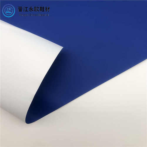 TPU 0.45mm厚UM-T光面纹理无缝热切皮革鞋材材料TPU leather
